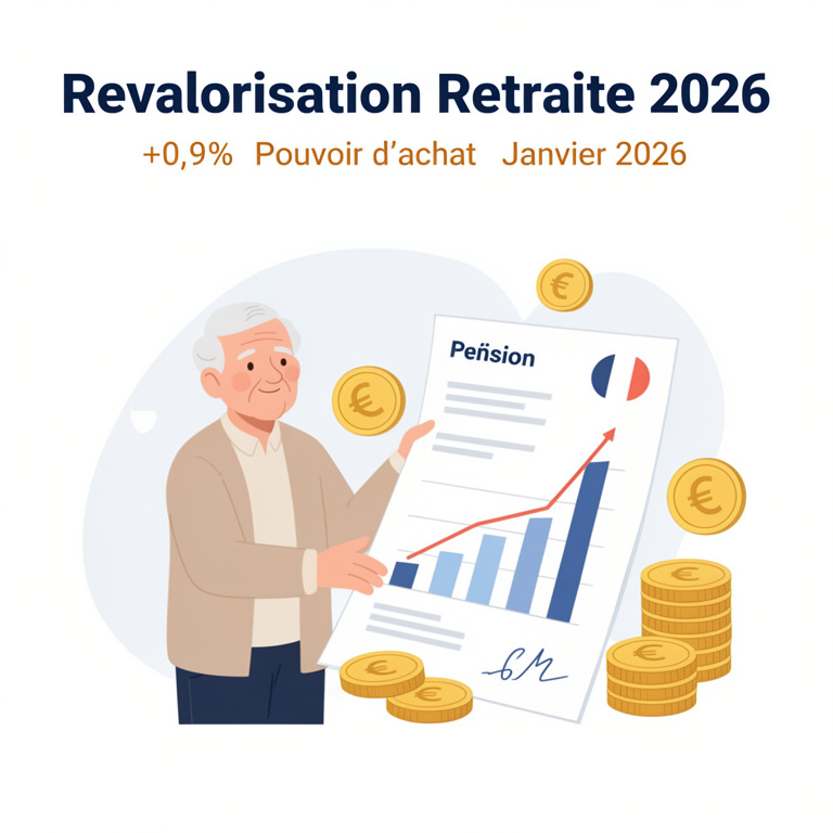 Infographie : revalorisation retraite