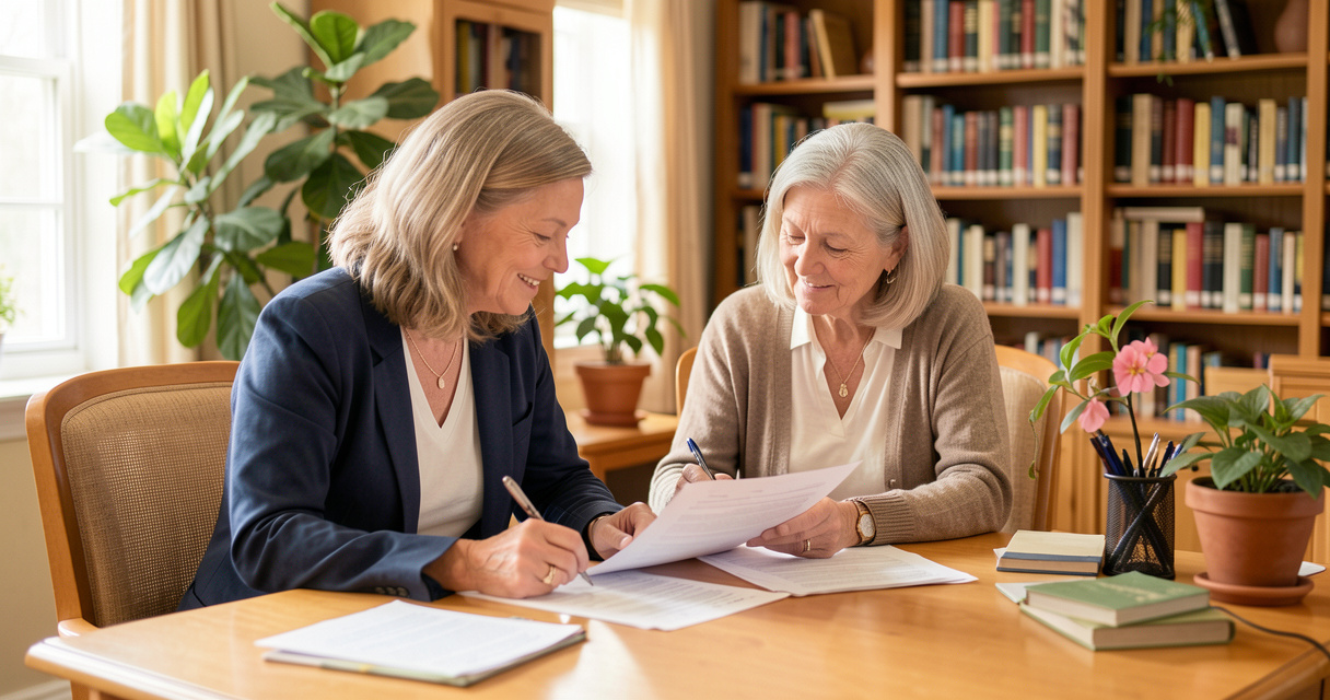 Dossier d'admission en EHPAD avec les documents administratifs et medicaux indispensables pour une entree en etablissement